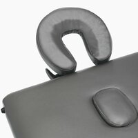 Massagetafel met 4 zones 186x68 cm houten frame antraciet 7