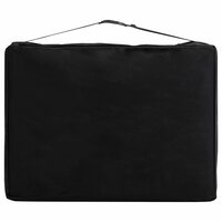 Massagetafel inklapbaar 2 zones hout roze 9