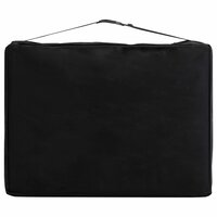 Massagetafel inklapbaar 3 zones hout paars 8