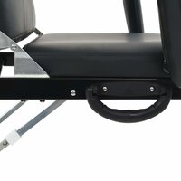 Behandelingsstoel voor gezicht 185x78x76 cm kunstleer zwart 5