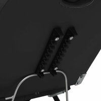 Behandelstoel 180x62x78 cm kunstleer zwart 6