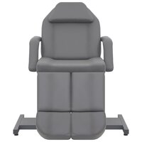 Behandelstoel 180x62x78 cm kunstleer grijs 2