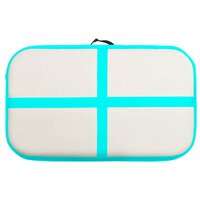 Gymnastiekmat met pomp opblaasbaar 60x100x10 cm PVC groen 5