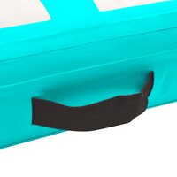 Gymnastiekmat met pomp opblaasbaar 60x100x10 cm PVC groen 6