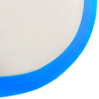 Gymnastiekmat met pomp opblaasbaar 500x100x20 cm PVC blauw 8