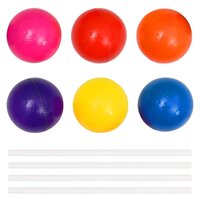Ballenbak voor kinderen met 50 ballen 75x75x32 cm 5