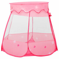 Kinderspeeltent 102x102x82 cm roze 5