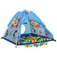 Kinderspeeltent 120x120x90 cm blauw 3