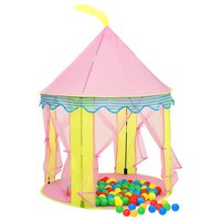 Kinderspeeltent 100x100x127 cm roze 4