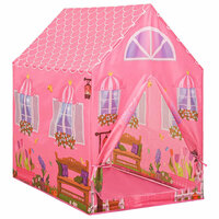 Kinderspeeltent 69x94x104 cm roze 2
