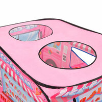 Kinderspeeltent 70x112x70 cm roze 6