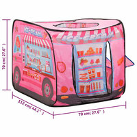 Kinderspeeltent 70x112x70 cm roze 9