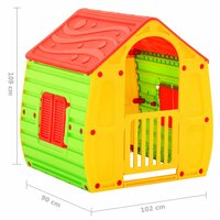 Kinderspeelhuis 102x90x109 cm 7