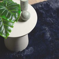 Hoogpolig vloerkleed NAVARRA 80x150 cm polyester marineblauw 8
