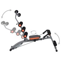 Buikspiertrainer L-vormig met elastische koorden 4