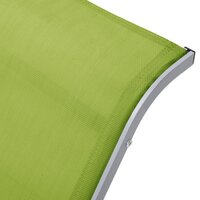 Ligbed textileen en aluminium groen 6