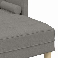 Bankstel met kussen Taupe Polyester 7