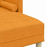 Bankstel met kussen Donkergeel Polyester 7