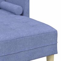 Bankstel met kussen Jeans Blauw Polyester 7
