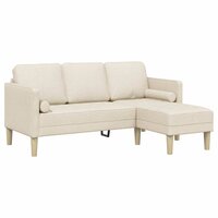 Bankstel met kussen Linnen Polyester 2