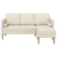 Bankstel met kussen Linnen Polyester 4