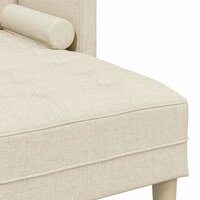 Bankstel met kussen Linnen Polyester 7