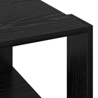 Salontafel Zwart Eiken 51,5 x 51,5 x 30 cm Bewerkt hout 8