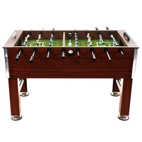Voetbaltafel 60 kg 140x74,5x87,5 cm staal bruin 2