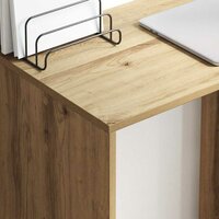 Bureau Artisan Eiken 78,5 x 37 x 154,5 cm Bewerkt hout 4