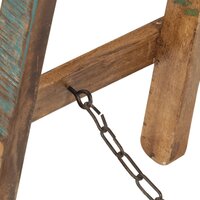 Vloerlamp E27 massief mangohout meerkleurig 7