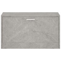 Schoenenbank 80x24x45 cm bewerkt hout betongrijs 4