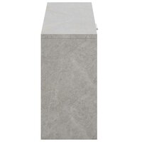 Schoenenbank 80x24x45 cm bewerkt hout betongrijs 5