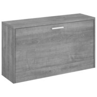 Schoenenbank 80x24x45 cm bewerkt hout grijs sonoma eikenkleur 2