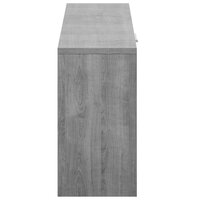 Schoenenbank 80x24x45 cm bewerkt hout grijs sonoma eikenkleur 5