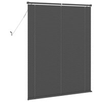 Venetiaanse Blind Verstelbaar Zilvergrijs 150 x 110 cm PVC 6