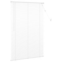 Venetiaanse Blind Verstelbaar Wit 150 x 80 cm PVC 5