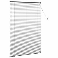 Venetiaanse Blind Verstelbaar Zwart 150 x 80 cm PVC 5
