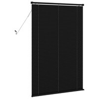 Venetiaanse Blind Verstelbaar Zwart 150 x 100 cm PVC 6