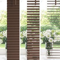 Venetiaanse Blind Donkerbruin met Patroon 150 x 40 cm PVC 4
