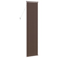 Venetiaanse Blind Donkerbruin met Patroon 213 x 40 cm PVC 6