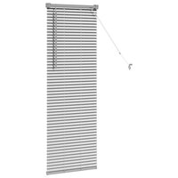 Venetiaanse Jaloezie&euml;n Zilver 130 x 45 cm Aluminium 5