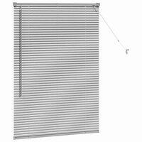 Venetiaanse Jaloezie&euml;n Zilver 130 x 85 cm Aluminium 5