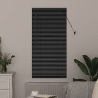 Venetiaanse Jaloezie&euml;n Zwart 175 x 55 cm Aluminium 3