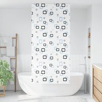 Doucherolgordijn 90x240 cm stofbreedte 86 cm 2