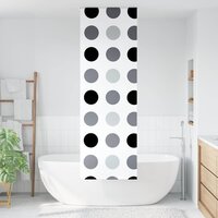 Doucherolgordijn 60x240 cm stofbreedte 56 cm 2
