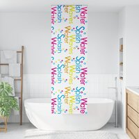 Doucherolgordijn 60x240 cm stofbreedte 56 cm 2