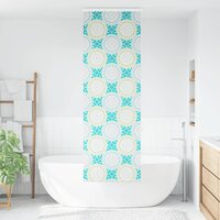 Doucherolgordijn met cassette 70x240 cm stofbreedte 66 cm 2