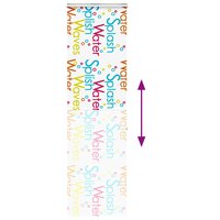 Doucherolgordijn met cassette 60x240 cm stofbreedte 56 cm 5