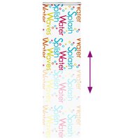 Doucherolgordijn met cassette 80x240 cm stofbreedte 76 cm 5