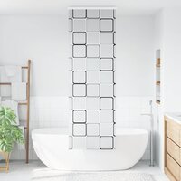 Doucherolgordijn met cassette 70x240 cm stofbreedte 66 cm 2